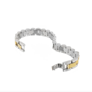 BRENDA GRANDS JEWELRY TWO TONE WATCH BAND