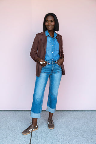 FLYING MONKEY ECLIPSE WIDE LEG JEAN