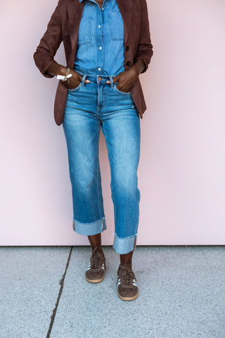 FLYING MONKEY ECLIPSE WIDE LEG JEAN