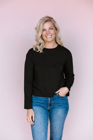 GENTLE FAWN BLACK INDY TOP