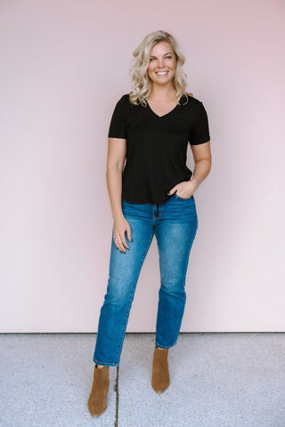 GENTLE FAWN BLACK JAMIE TEE