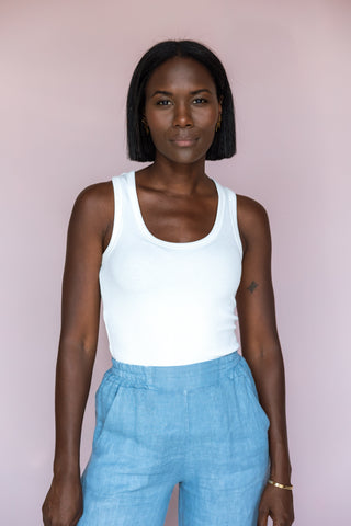 GENTLE FAWN WHITE BOWEN TANK