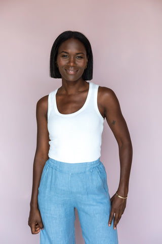 GENTLE FAWN WHITE BOWEN TANK