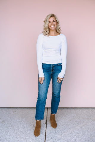 GENTLE FAWN WHITE INGRID TOP