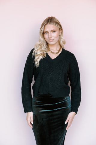 GENTLE FAWN WINTERGREEN MARCIE SWEATER