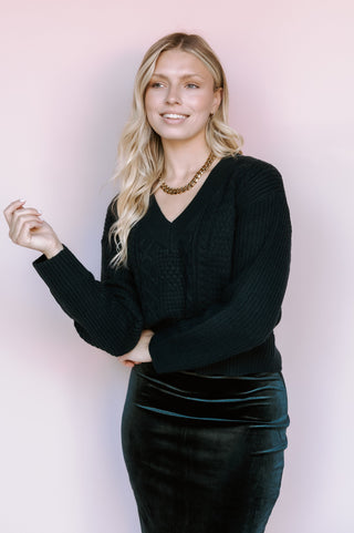 GENTLE FAWN WINTERGREEN MARCIE SWEATER