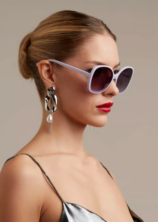 OKKIA ANNA LILAC SUNGLASSES