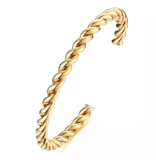SAHIRA JEWELRY DESIGN TWIST CUFF
