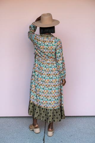 WINTON AND WAITS FRESCO FANS DRESS