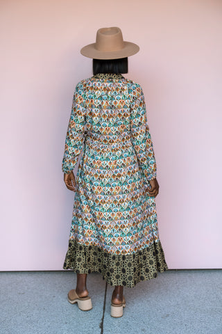 WINTON AND WAITS FRESCO FANS DRESS