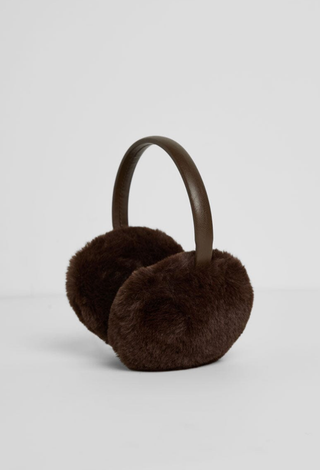 ALICE & WONDER CHOCOLATE FUR EARMUFFS