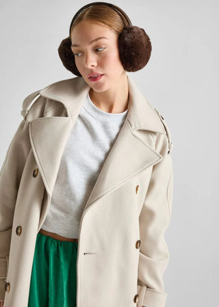 ALICE & WONDER CHOCOLATE FUR EARMUFFS