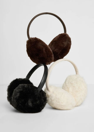 ALICE & WONDER CHOCOLATE FUR EARMUFFS