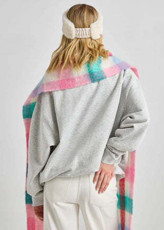 ALICE & WONDER IVORY FUR HEADBAND