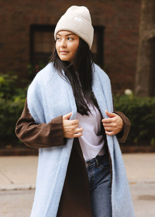 ALICE & WONDER TAUPE MAD HATTER BEANIE