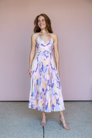 ASTR THE LABEL PURPLE BLYTHE DRESS