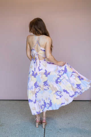 ASTR THE LABEL PURPLE BLYTHE DRESS