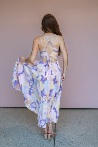 ASTR THE LABEL PURPLE BLYTHE DRESS