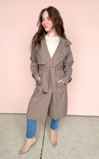 BERNARDO METROPOLIS TRENCH COAT
