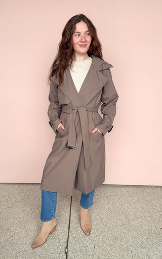 BERNARDO METROPOLIS TRENCH COAT