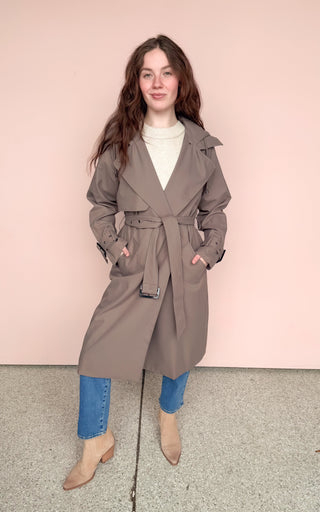 BERNARDO METROPOLIS TRENCH COAT