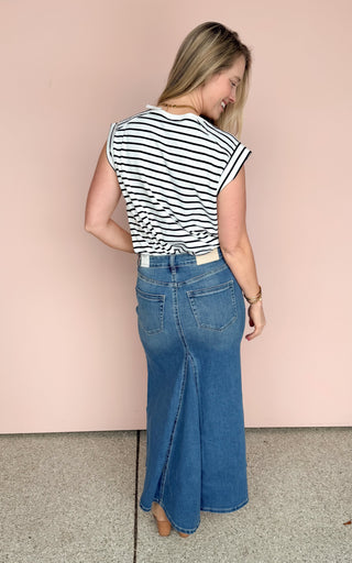 BLUE IVY KIMBER MUSCLE TEE