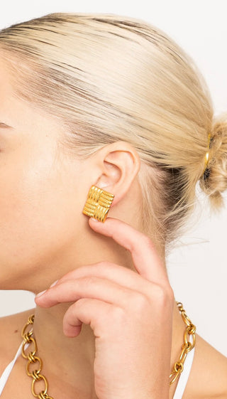 BRENDA GRANDS JEWELRY ASPEN SQUARE STUDS