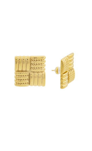 BRENDA GRANDS JEWELRY ASPEN SQUARE STUDS