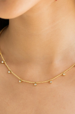 BRENDA GRANDS JEWELRY BEADED CRYSTAL NECKLACE