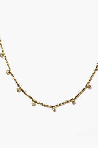 BRENDA GRANDS JEWELRY BEADED CRYSTAL NECKLACE