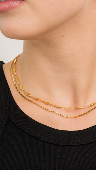 BRENDA GRANDS JEWELRY BOX CHAIN LAYERED NECKLACE