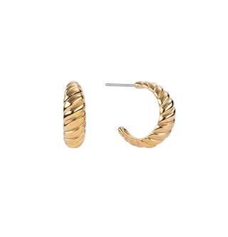 BRENDA GRANDS JEWELRY BRAIDED HOOPS