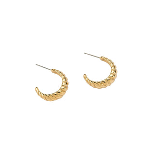 BRENDA GRANDS JEWELRY BRAIDED HOOPS