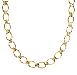 BRENDA GRANDS JEWELRY CHUNKY OVAL NECKLACE