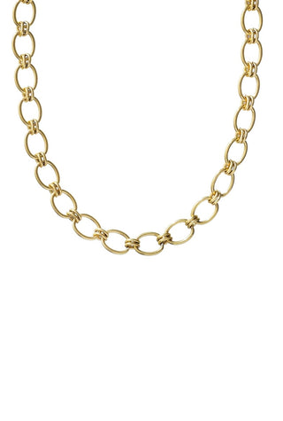 BRENDA GRANDS JEWELRY CHUNKY OVAL NECKLACE