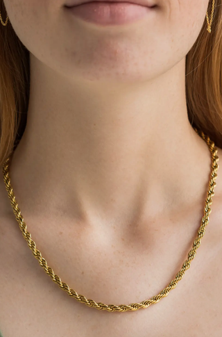 BRENDA GRANDS JEWELRY CHUNKY TWISTED NECKLACE