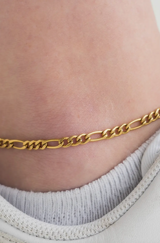 BRENDA GRANDS JEWELRY CUBAN CHAIN ANKLET