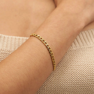 BRENDA GRANDS JEWELRY CURB CHAIN BRACELET