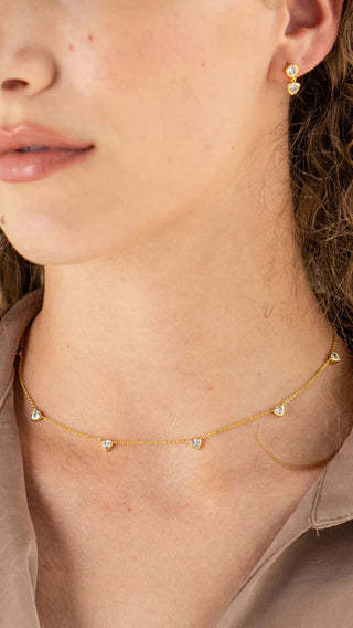 BRENDA GRANDS JEWELRY CZ DROP NECKLACE