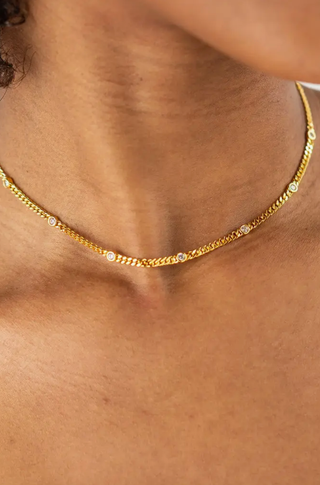 BRENDA GRANDS JEWELRY CZ I LOVE CHOKER