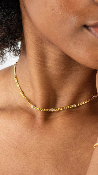 BRENDA GRANDS JEWELRY CZ I LOVE CHOKER