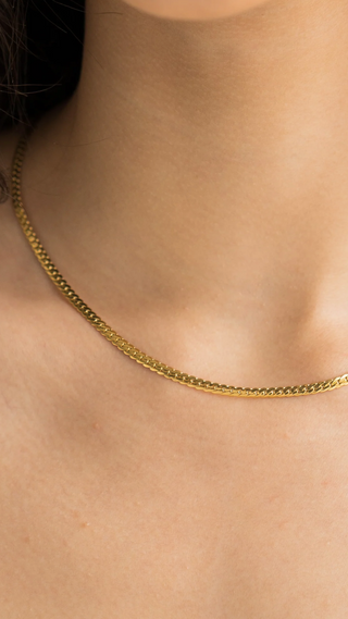 BRENDA GRANDS JEWELRY DAINTY BRAIDED NECKLACE