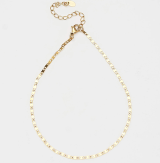 BRENDA GRANDS JEWELRY DAINTY GOLD ANKLET
