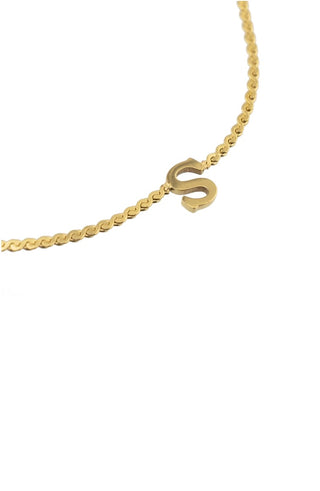 BRENDA GRANDS JEWELRY DAINTY INITIAL BRACELET