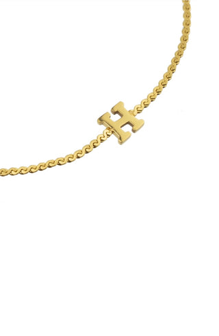 BRENDA GRANDS JEWELRY DAINTY INITIAL BRACELET
