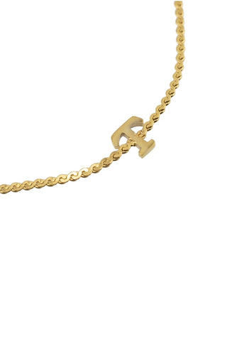 BRENDA GRANDS JEWELRY DAINTY INITIAL BRACELET