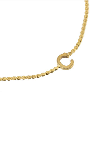 BRENDA GRANDS JEWELRY DAINTY INITIAL BRACELET