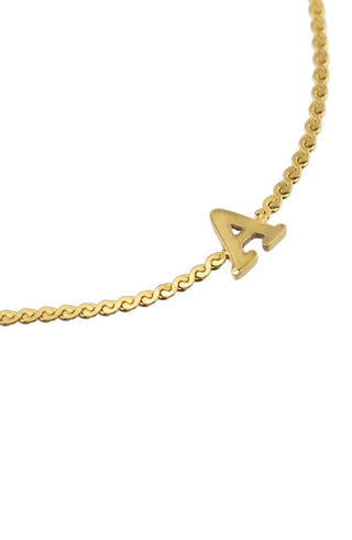 BRENDA GRANDS JEWELRY DAINTY INITIAL BRACELET