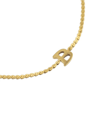 BRENDA GRANDS JEWELRY DAINTY INITIAL BRACELET