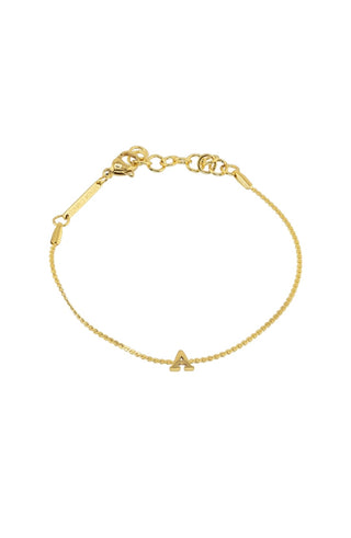 BRENDA GRANDS JEWELRY DAINTY INITIAL BRACELET